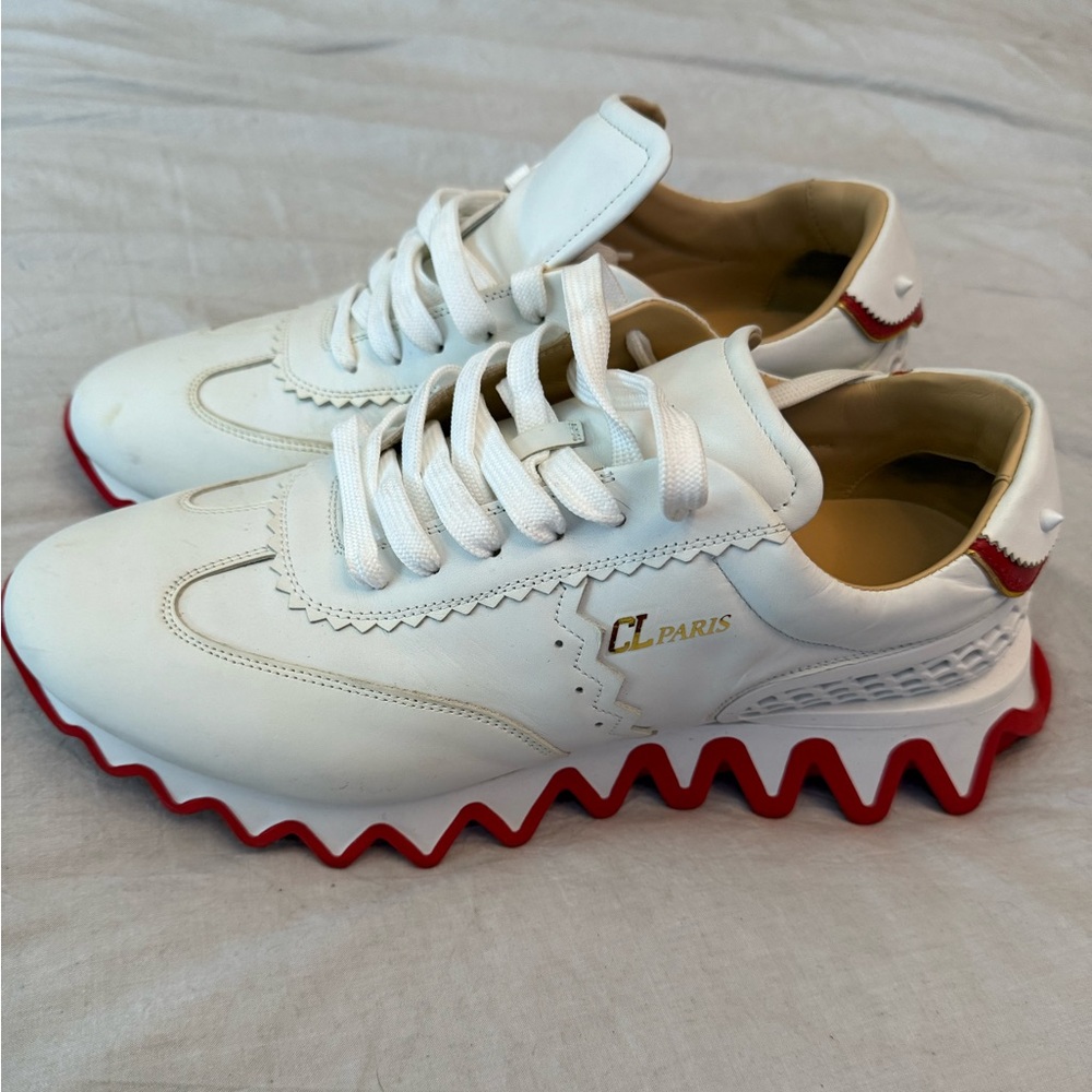 Christian Louboutin Men’s 46.5 shark bite sneakers